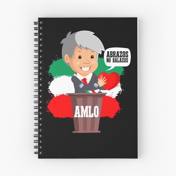 Item preview, President AMLO Hugs not bullets designed and sold by Fr33m4n1111.