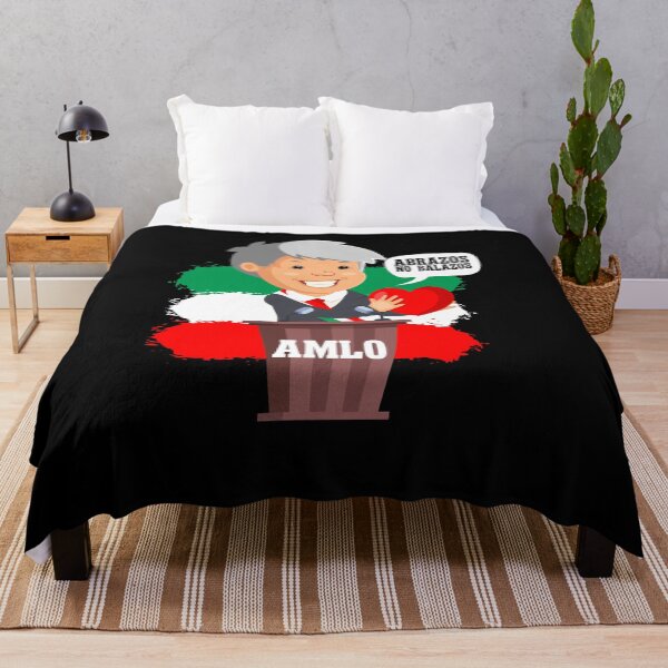 Item preview, President AMLO Hugs not bullets designed and sold by Fr33m4n1111.