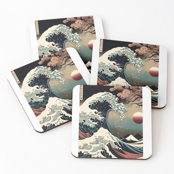 Item preview, The Great Wave of Japan designed and sold by Bird-Forest.