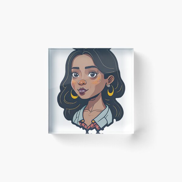 Item preview, Afro-Caribbean woman Sticker designed and sold by PhimaDesing.