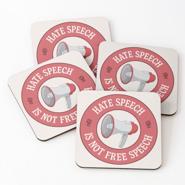Item preview, Hate Speech Is Not Free Speech designed and sold by Picket Club.