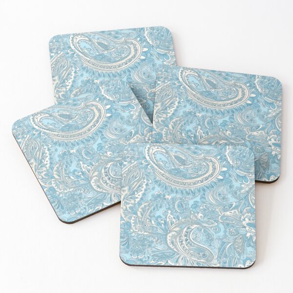 Item preview, Blue Paisley Pattern designed and sold by kansaikate.