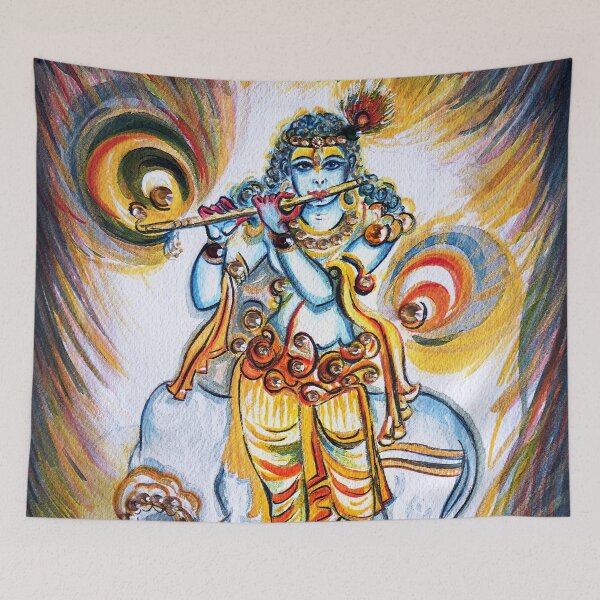 Item preview, Krishna - Flute -Cow designed and sold by Harsh  Malik.