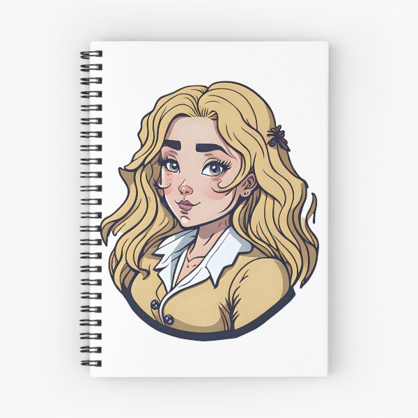 Item preview, Adorable blonde woman Sticker designed and sold by PhimaDesing.