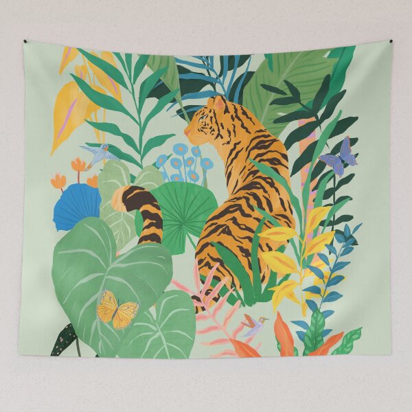 Item preview, Tiger in Jungle designed and sold by SunLee Art.