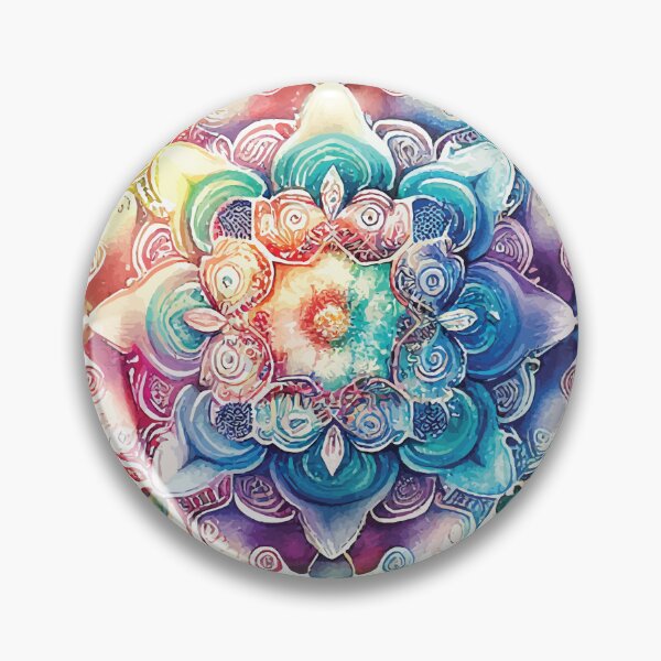 Item preview, A Pastel Boho Mandala - Sacred Space Mandalas Collection designed and sold by GVRDesign.