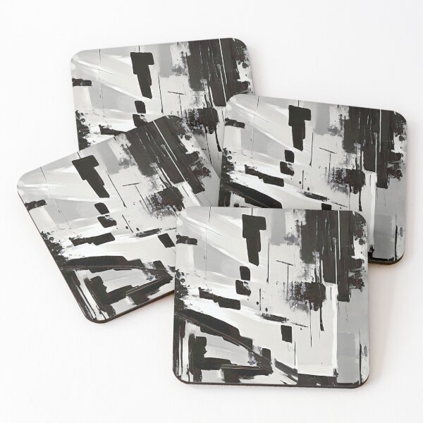 Item preview, Abstract black and white designed and sold by Imagyn8.