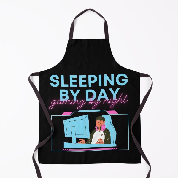 Item preview, Sleeping By Day Gaming By Night-Gaming Addict designed and sold by letsgetinspired.