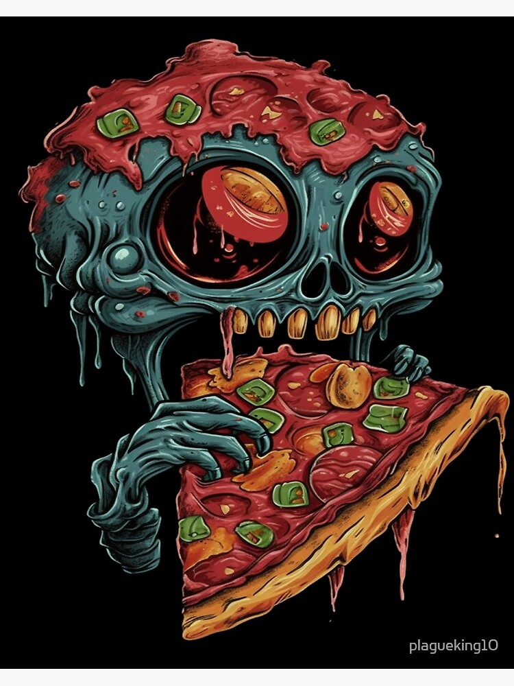 entrega de pizza zombi