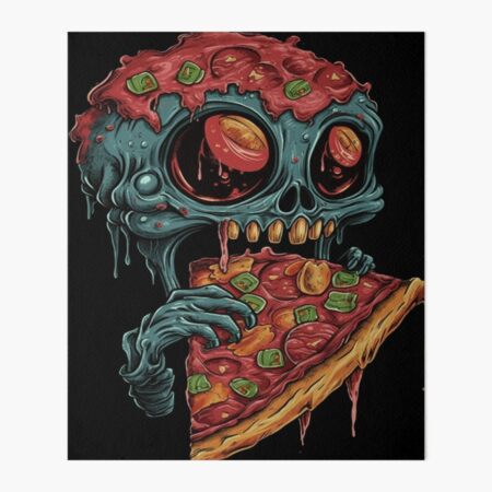 entrega de pizza zombi