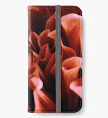 Valentinsgrüße Dahlie iPhone Flip-Case/Hülle/Klebefolie