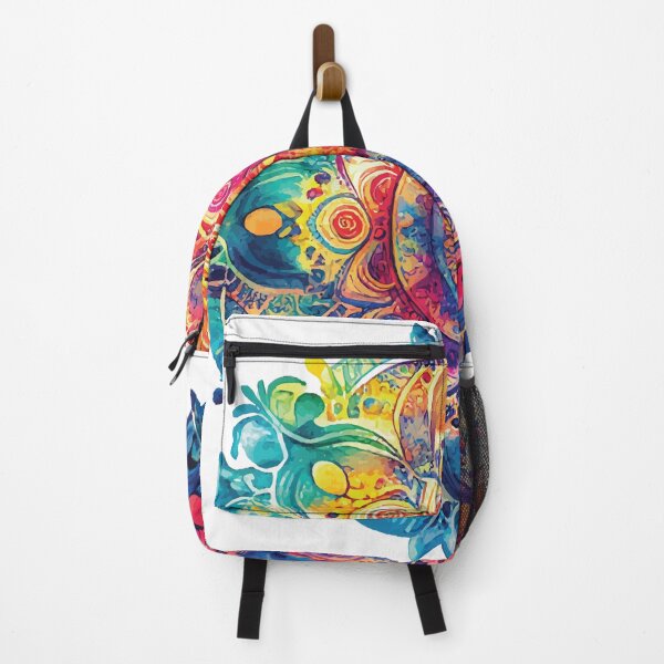 Item preview, A Boho Mandala in Vibrant Colors - Sacred Space Mandalas Collection designed and sold by GVRDesign.