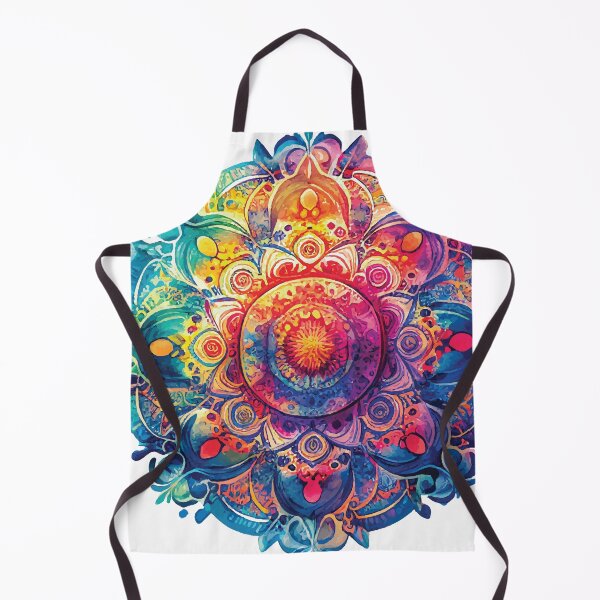 Item preview, A Boho Mandala in Vibrant Colors - Sacred Space Mandalas Collection designed and sold by GVRDesign.