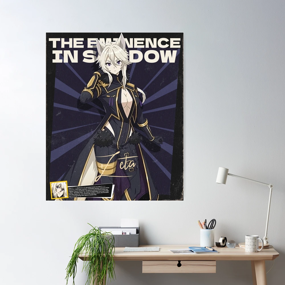 Zeta ゼータ, The Eminence in Shadow Poster for Sale by B-love