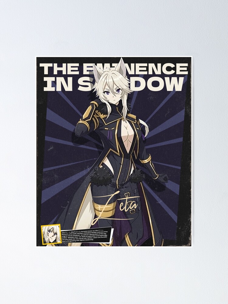 Zeta, The Eminence in Shadow Poster for Sale by B-love