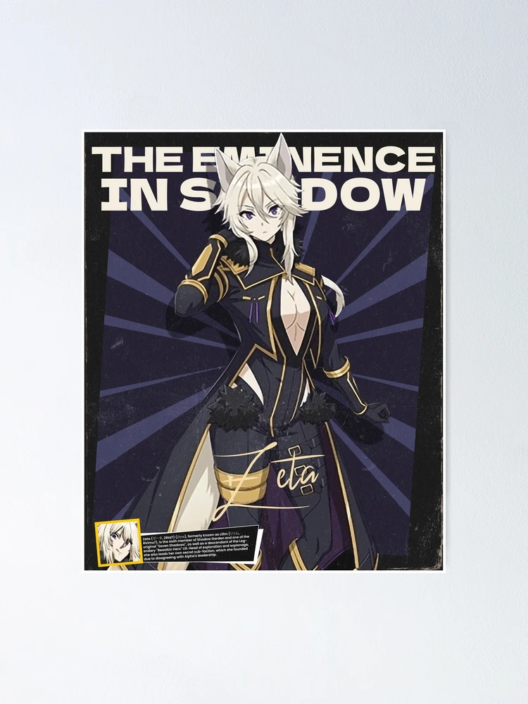 Zeta The Eminence in Shadow Anime Design  Art Print for Sale by Nekorios