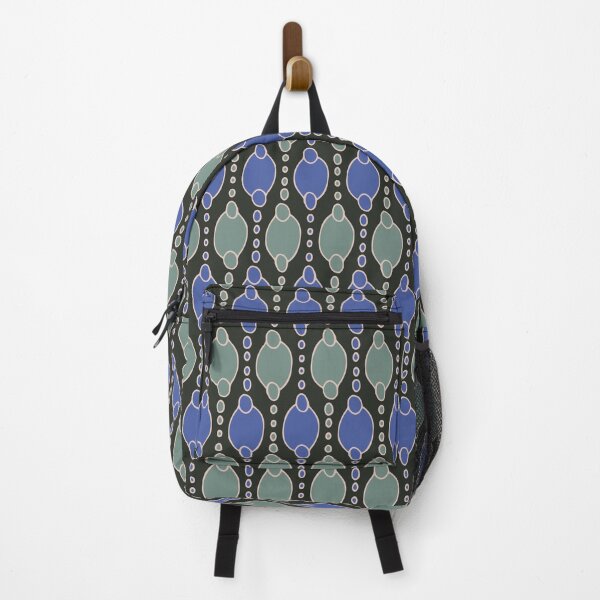 Item preview, Circles and bubbles - sage green, cobalt blue and charcoal designed and sold by FrancesPoff.