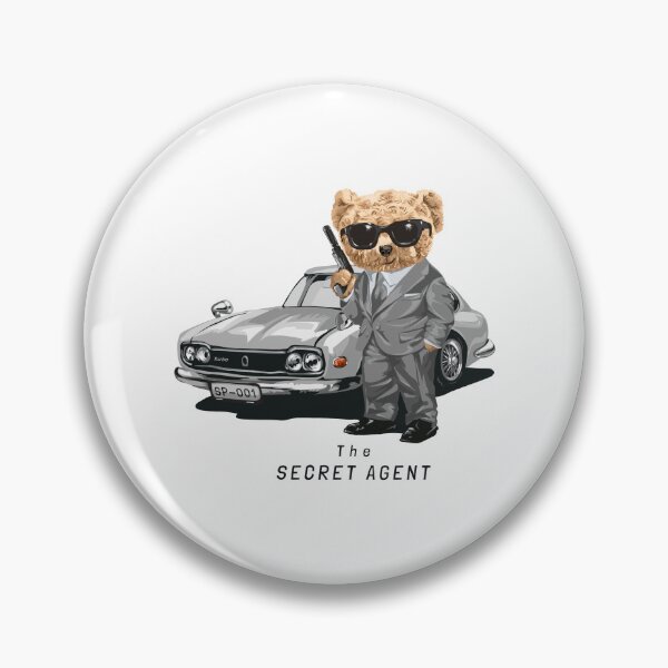 Item preview, The Secret Agent - Cool Bear Merch designed and sold by Froyd Wess.
