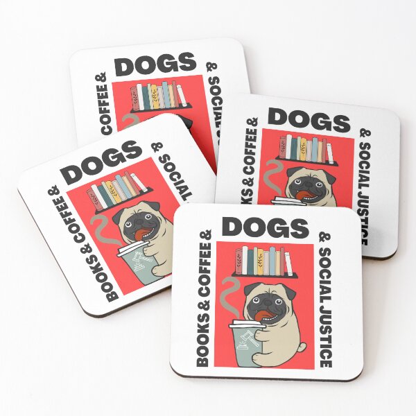 Item preview, Books and Coffee and dogs and social justice designed and sold by GJ-Creations.