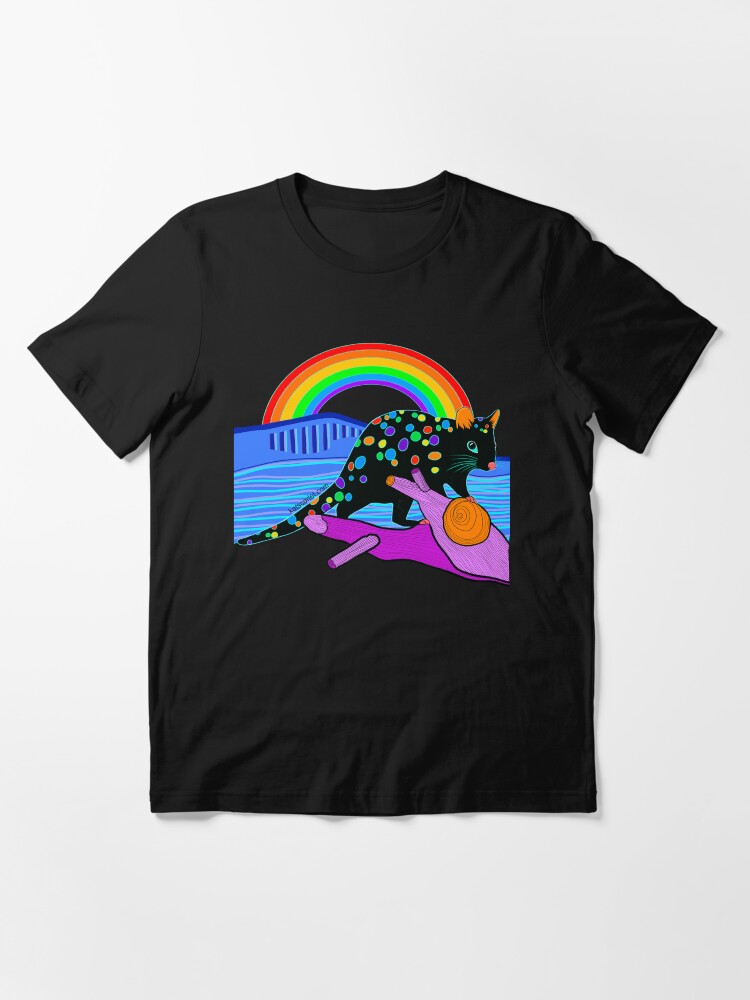 Thumbnail 3 of 7, Essential T-Shirt, Tasmanian Pride Quoll designed and sold by KatScarlet.