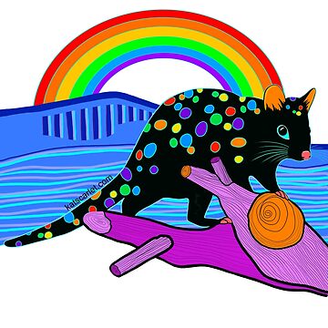 Artwork thumbnail, Tasmanian Pride Quoll by KatScarlet