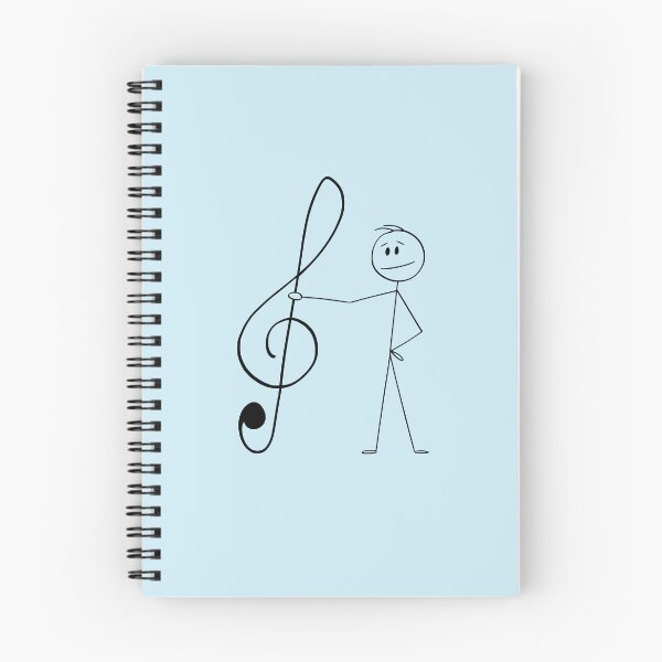 Item preview, Treble Clef Man With Musical Notes For Music Lovers And Musicians As A Funny Musical Nerd designed and sold by Funwithmusic.