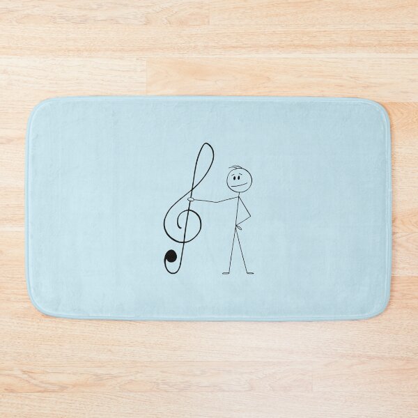 Item preview, Treble Clef Man With Musical Notes For Music Lovers And Musicians As A Funny Musical Nerd designed and sold by Funwithmusic.