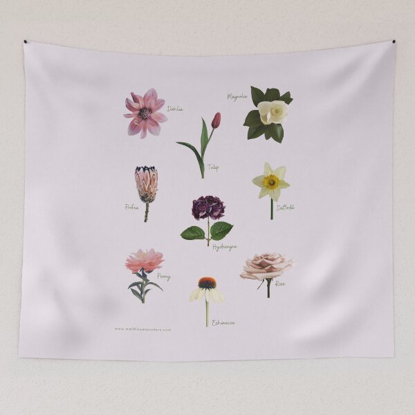 Item preview, Les Fleurs  designed and sold by wallflowernz.