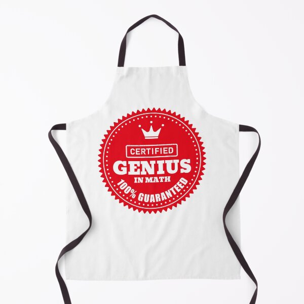 Item preview, Certified Math Genius designed and sold by MathVerge.