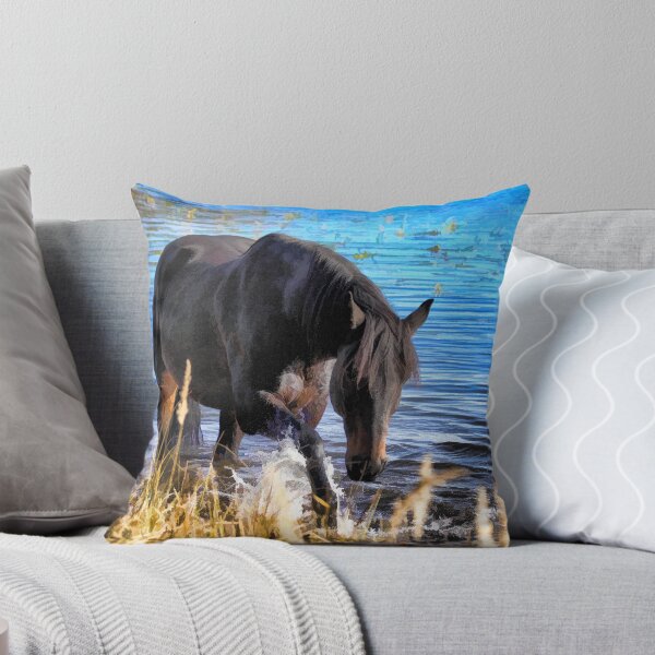 Item preview, Percheron Thoroughbred Horse Artwork designed and sold by NaturePrints.