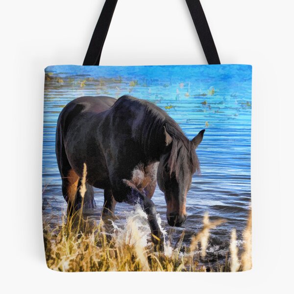 Item preview, Percheron Thoroughbred Horse Artwork designed and sold by NaturePrints.