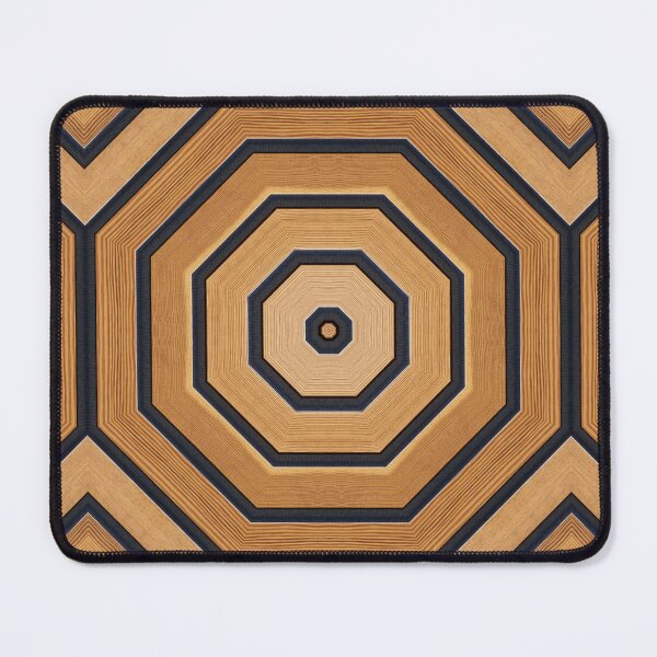 Item preview, Simple Wood Plank Kaleidoscope Pattern 6 designed and sold by Swabcraft.