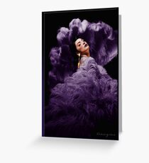 The Fan Dancer Greeting Card