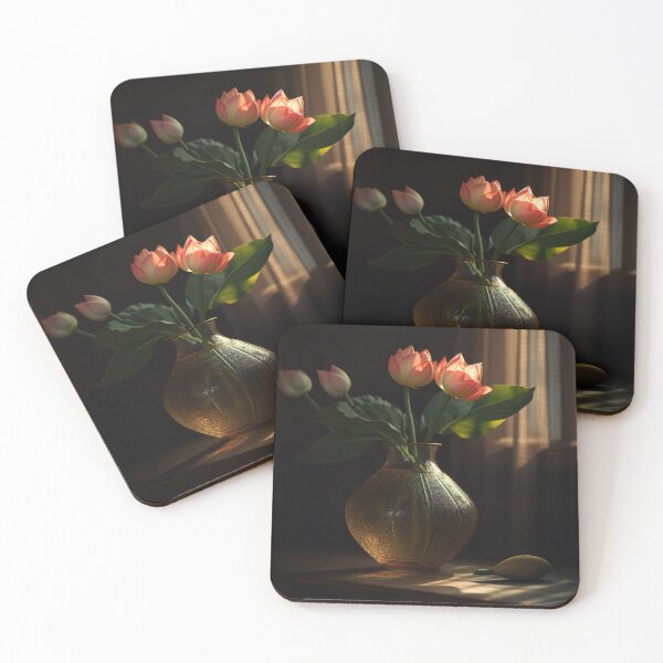 Aperçu de l'œuvre Lotus Flowers in pot Wall Art, interior, Spiritual Wall Art, Zen, Spa - 3 créée et vendue par jetaiart.