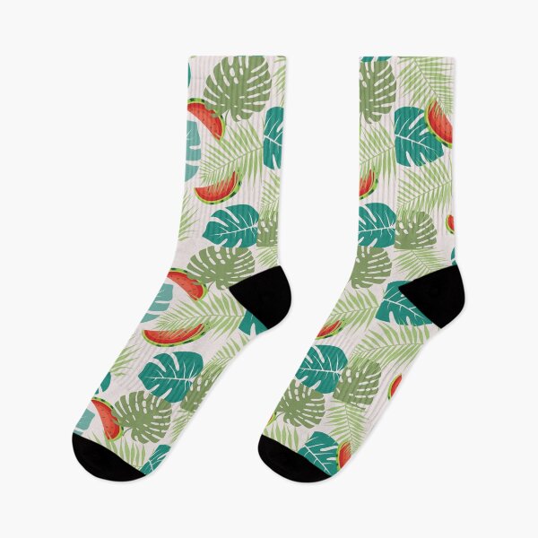 Item preview, Tropical leaf fruit background designed and sold by janusa.