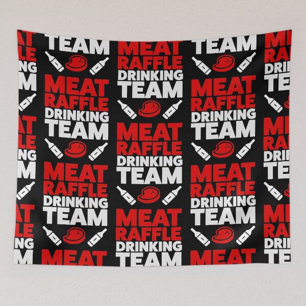 Item preview, Funny Meat Raffle Drinking Team Buffalo NY Minnesota designed and sold by yelly123.