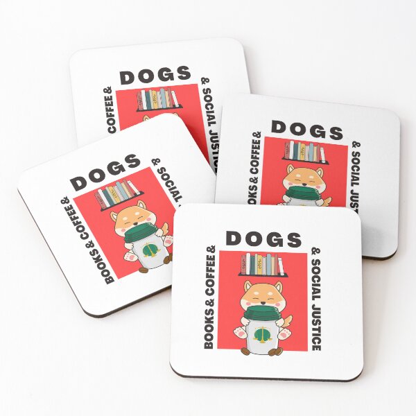 Item preview, Books and coffee and dogs and social justice designed and sold by GJ-Creations.