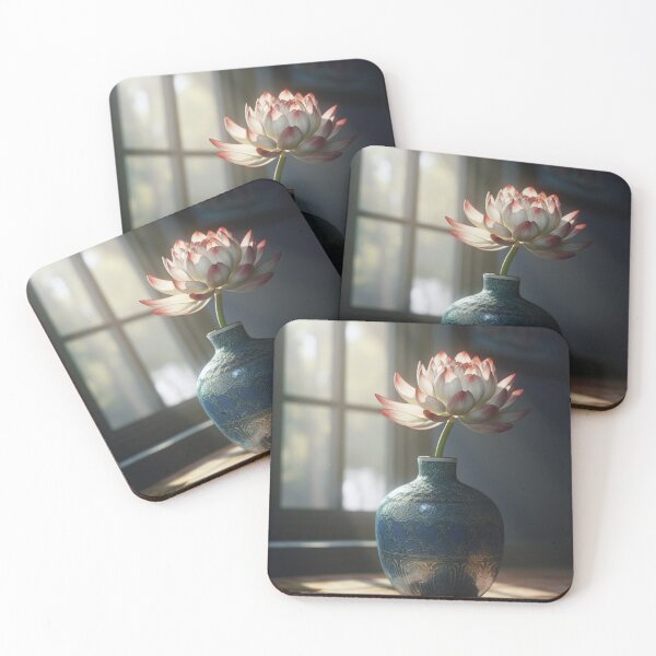 Aperçu de l'œuvre Lotus Flowers in pot Wall Art, interior, Spiritual Wall Art, Zen, Spa - 7 créée et vendue par jetaiart.