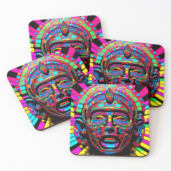 Item preview, Trippy Mayan Fantasy Art Very Colorful designed and sold by internlvisions.