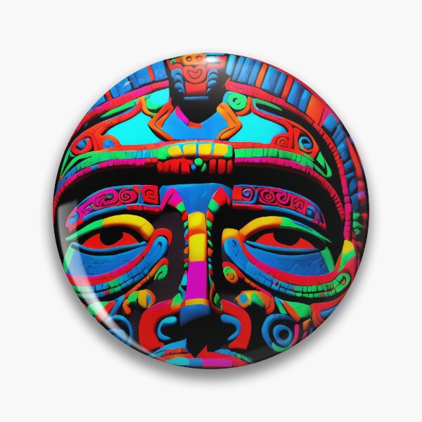 Item preview, Trippy Mayan Fantasy Art Very Colorful designed and sold by internlvisions.