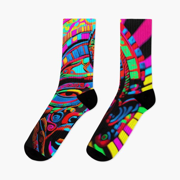 Item preview, Trippy Mayan Fantasy Art Very Colorful designed and sold by internlvisions.