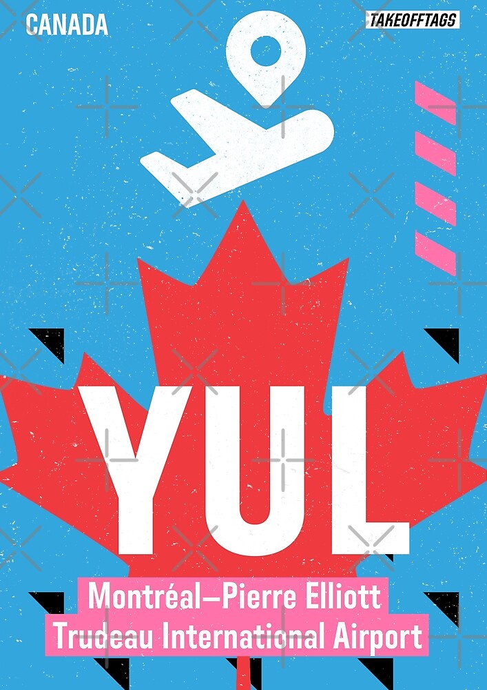 YUL Montreal Airport Code By Airport Stickers Redbubble yul-montreal-airport-code-by-airport-stickers-redbubble