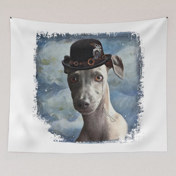 Item preview, Steampunk Greyhound On Grunge designed and sold by Heathermarie321.