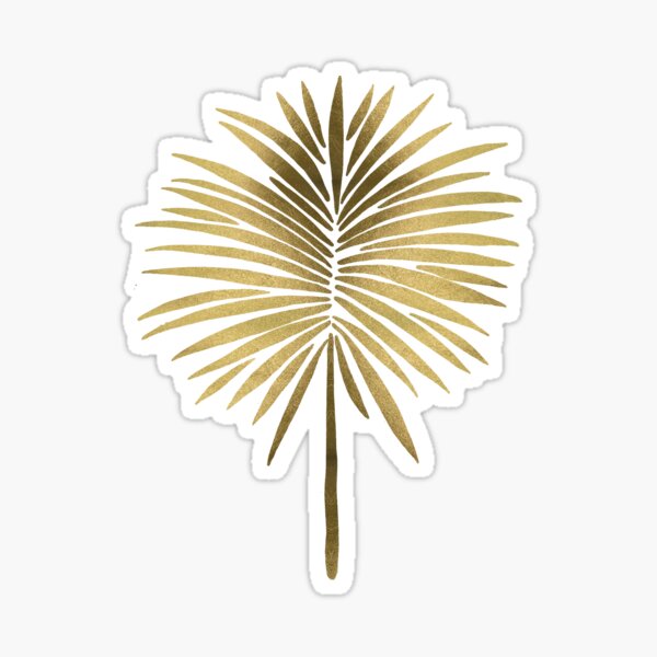 Item preview, Tropical Fan Palm – Gold Palette designed and sold by Cat Coquillette.