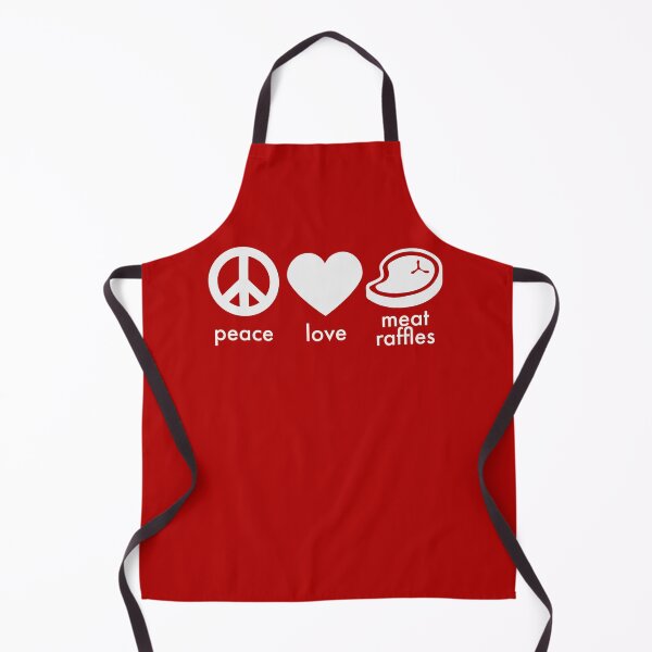 Item preview, Funny Meat Raffle Shirt Peace Love Meat Raffles Buffalo NY Minnesota designed and sold by yelly123.