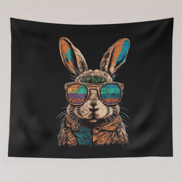 Item preview, Vintage Easter Rabbit Retro Graphic Women Girls Kids T-Shirt designed and sold by Kanter-Gabay.