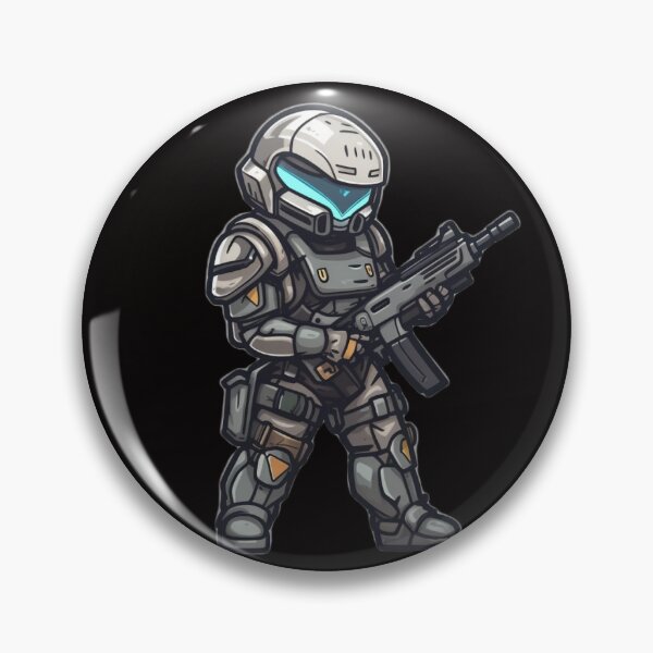 Item preview, Sci-fi soldier designed and sold by AiWonderPrints.