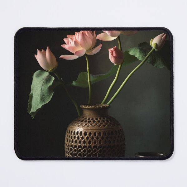 Artikelvorschau, Lotus Flowers in pot Wall Art, interior, Spiritual Wall Art, Zen, Spa - 11 entworfen und verkauft von jetaiart.