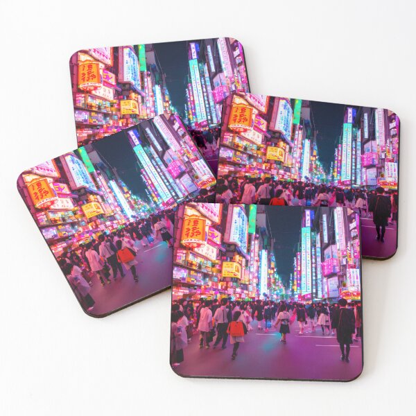 Item preview, Stroll through Tokyo's vibrant Neon Wonderland! designed and sold by DESIGNSPACK ® ✅.