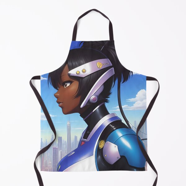 Item preview, Blue Waltz Gworl | Black Anime Girl designed and sold by blackanimemecca.